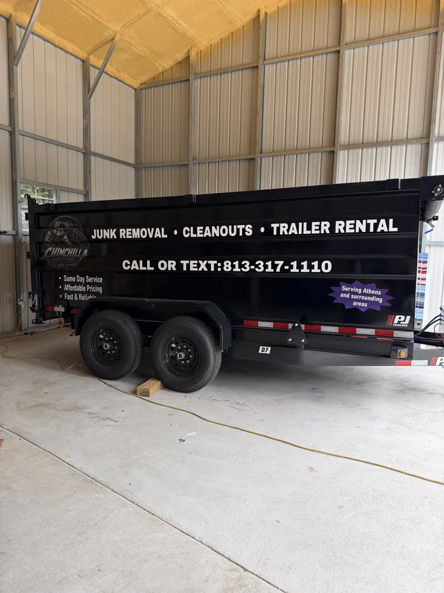 Junk removal trailer