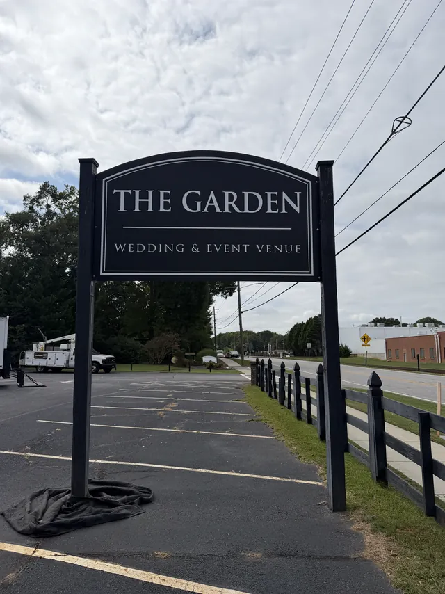 The Garden signs