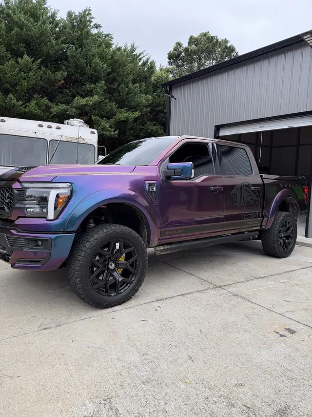 Color-shift F-150, side view