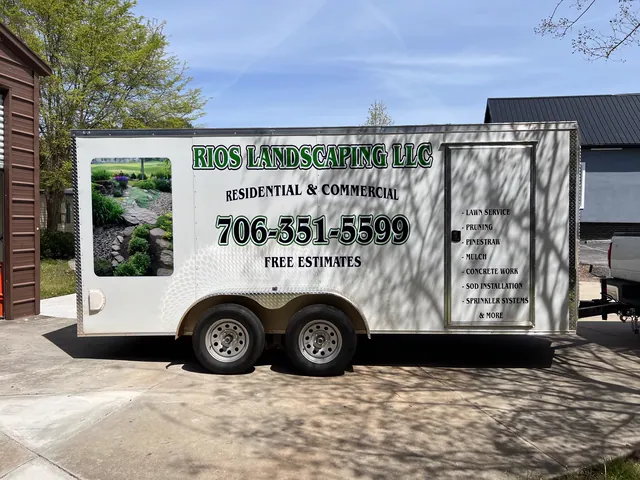 Rios Landscaping trailer