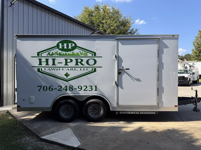 Hi-Pro Lawn Care trailer
