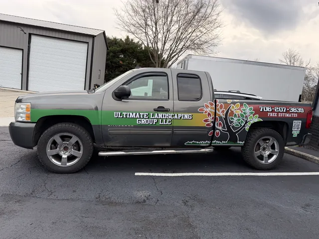 Ultimate Landscaping truck